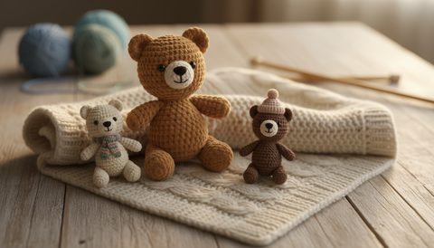 Bộ Sưu Tập Gấu Bông Len Amigurumi Mới Nhất 2026