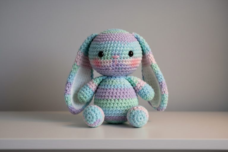 Chart thú bông amigurumi thỏ bunny