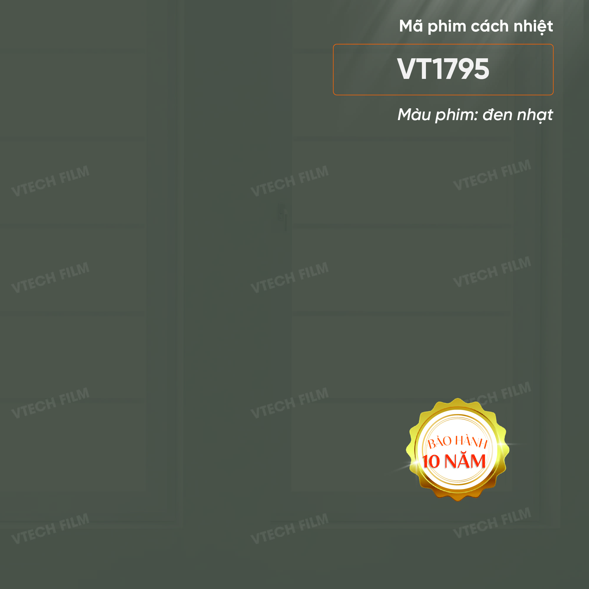 PHIM CÁCH NHIỆT NANO CERAMIC VTECHFILM VT1795 - Image 2