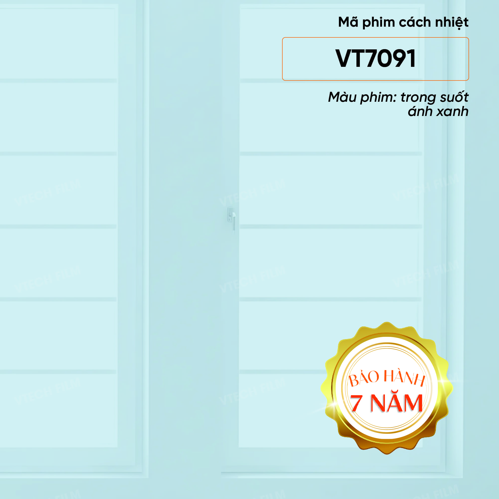 PHIM CÁCH NHIỆT NANO CERAMIC VTECHFILM VT7091 - Image 2